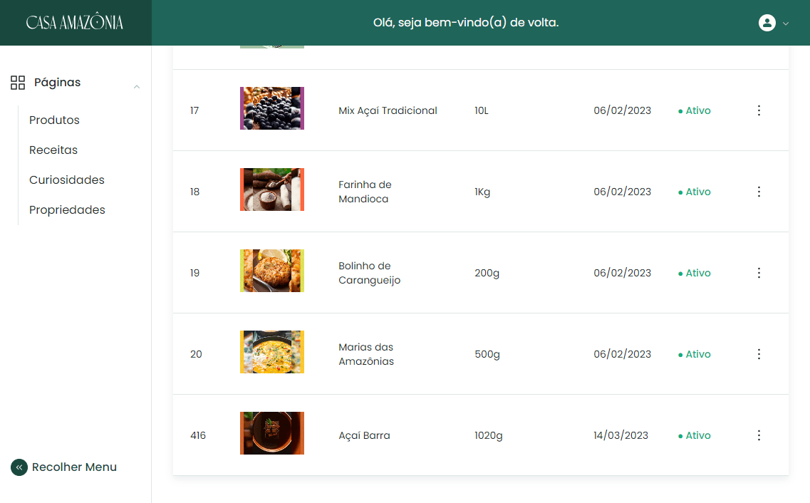 Casa Amazonônia Admin