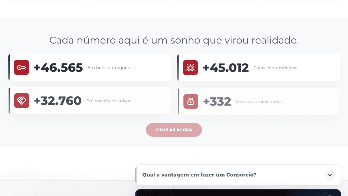 Consórcio do Laion tela desktop 7