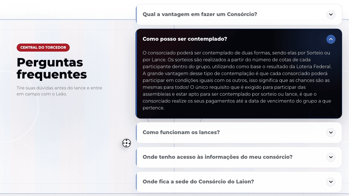 Consórcio do Laion tela desktop 8