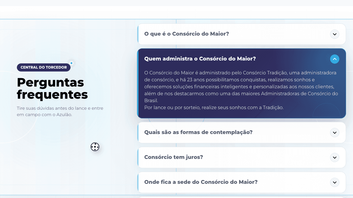 Consórcio do Maior tela desktop 8