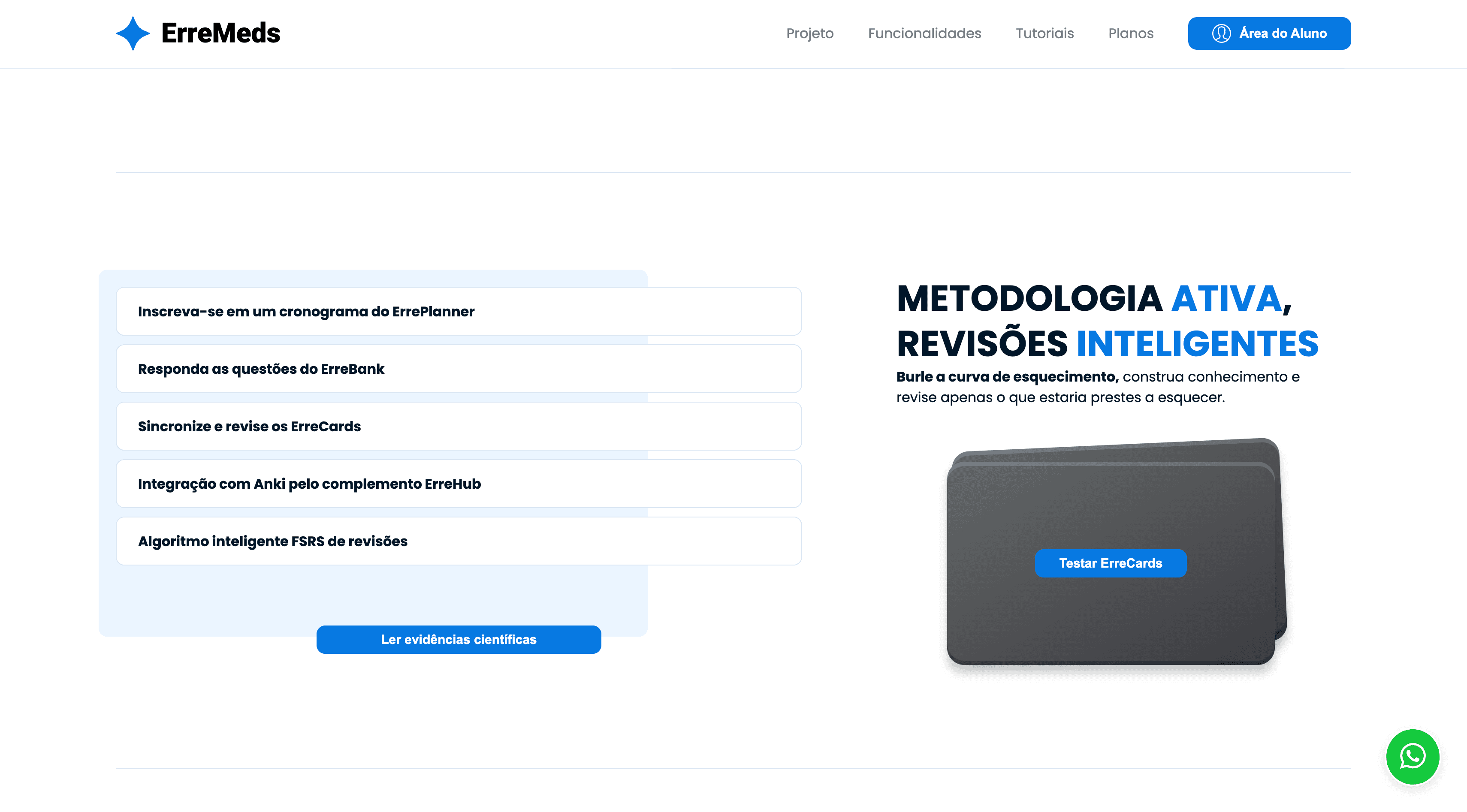 ErreMeds Landing Page